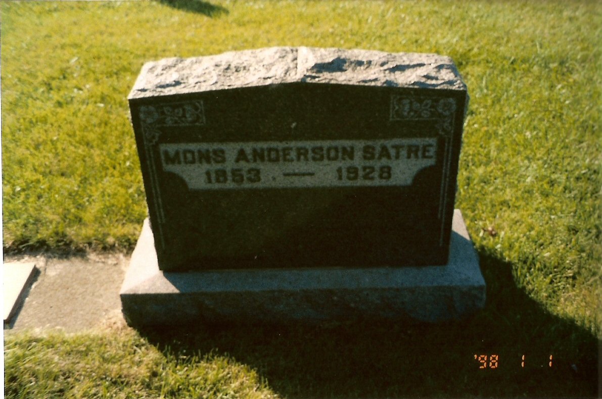 Gravemarkers Anderson Family